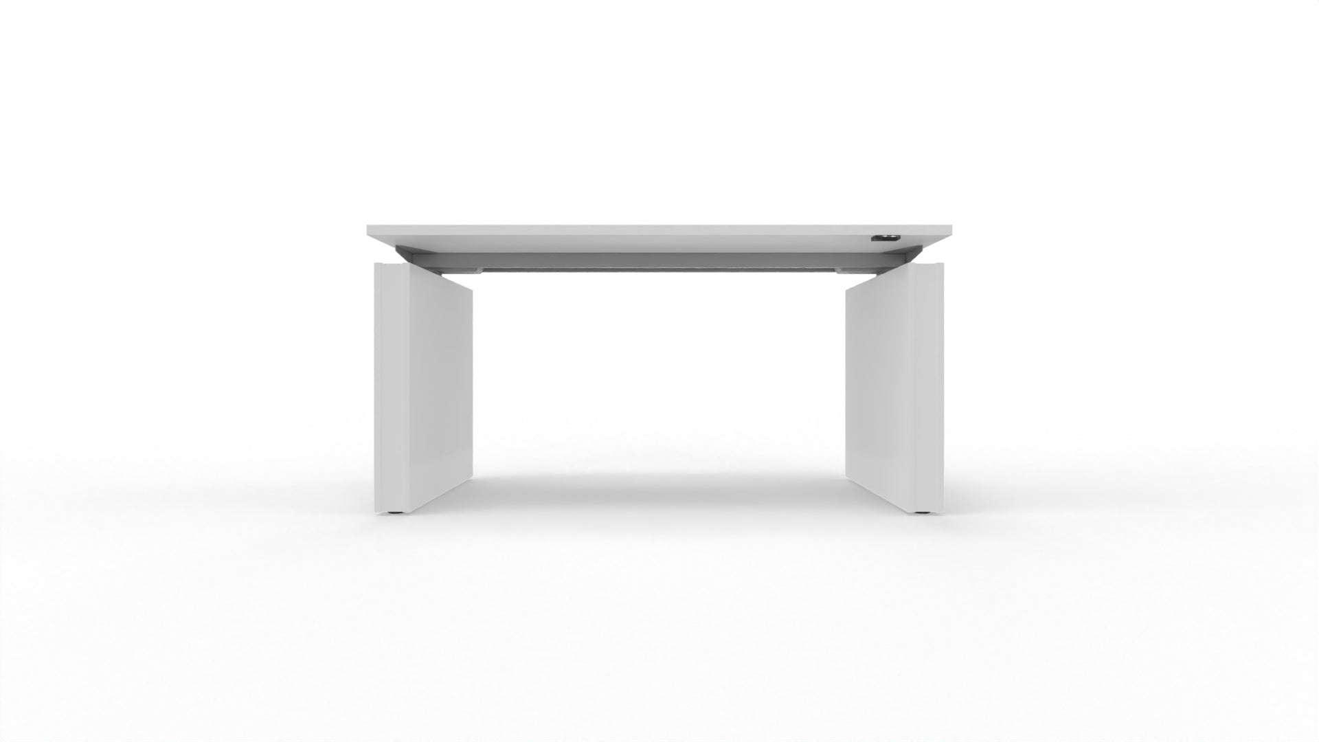 MOTION – Elektrischer höhenverstellbarer Schreibtisch mit Wangenfüssen