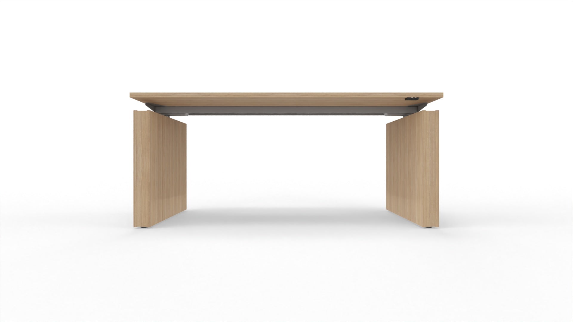 MOTION – Elektrischer höhenverstellbarer Schreibtisch mit Wangenfüssen