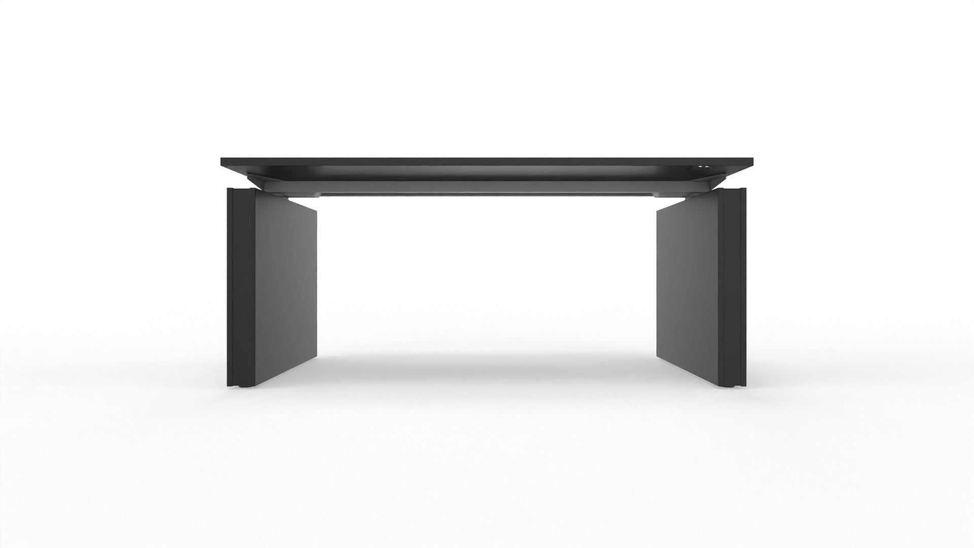 MOTION – Elektrischer höhenverstellbarer Schreibtisch mit Wangenfüssen