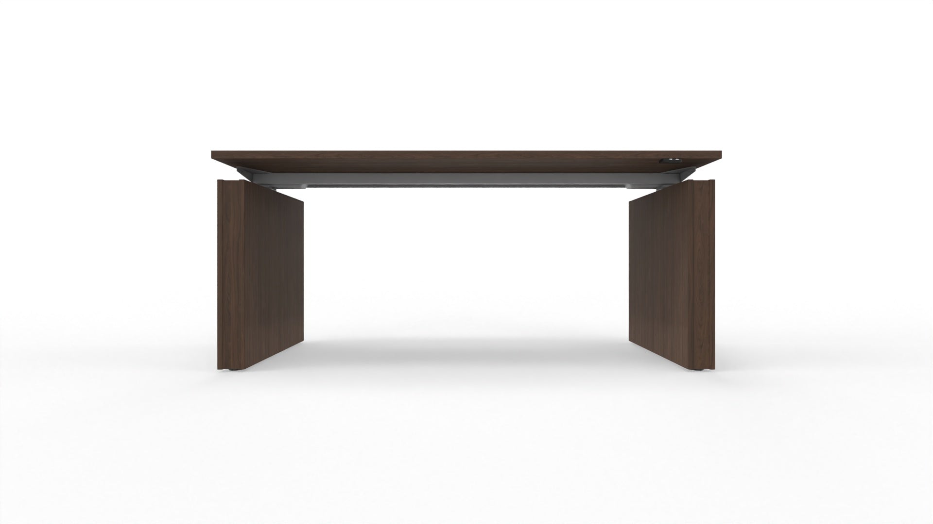 MOTION – Elektrischer höhenverstellbarer Schreibtisch mit Wangenfüssen