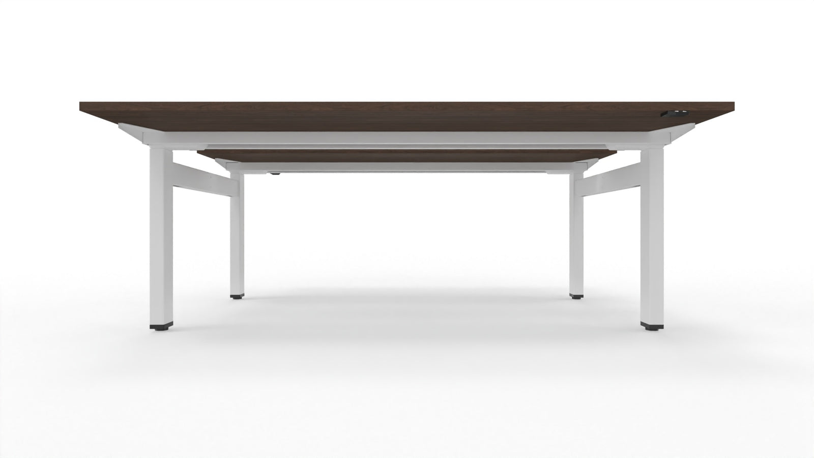 STRATOS - Elektrischer höhenverstellbarer Schreibtisch als 2er Bench
