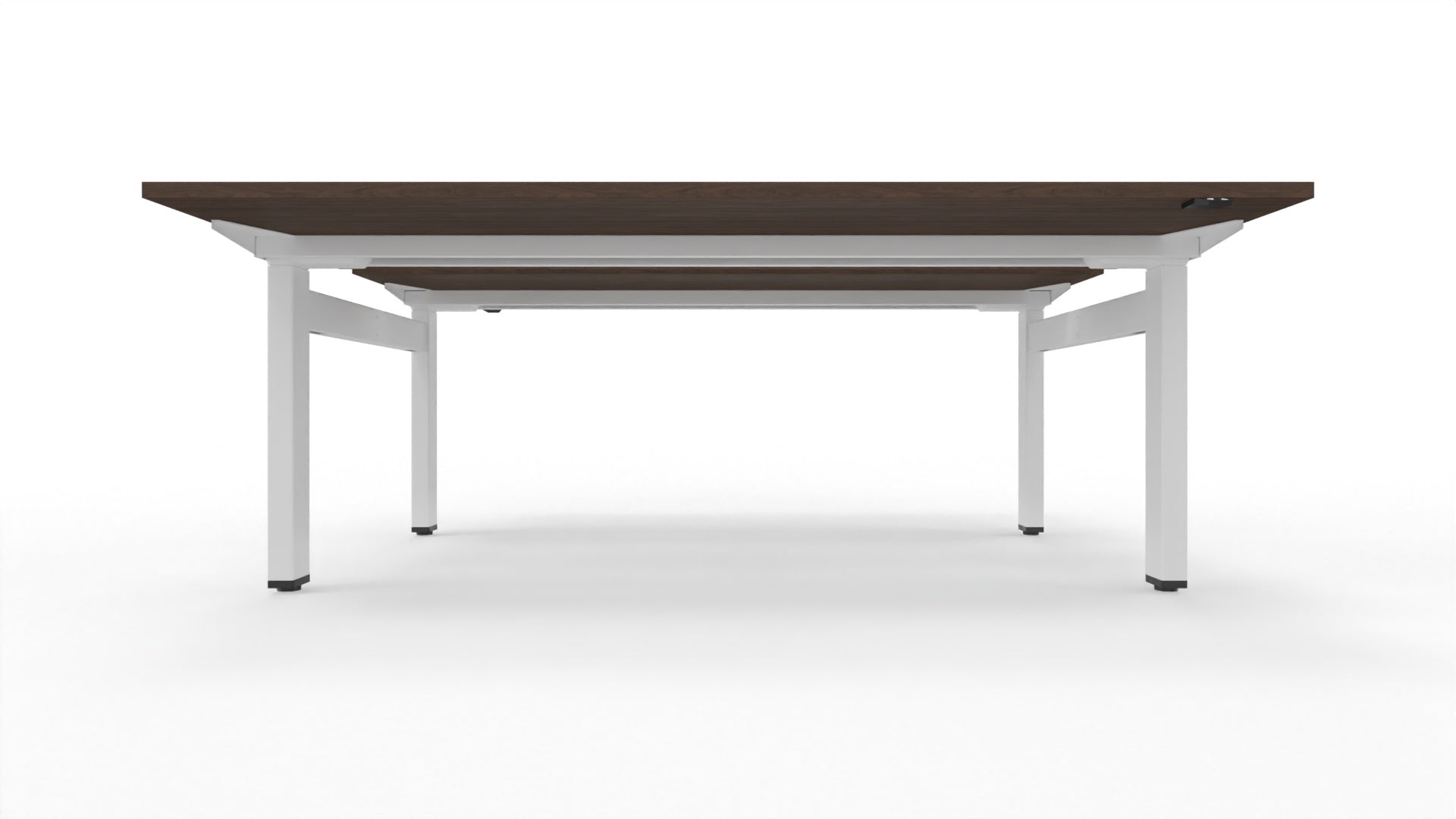 STRATOS - Elektrischer höhenverstellbarer Schreibtisch als 2er Bench