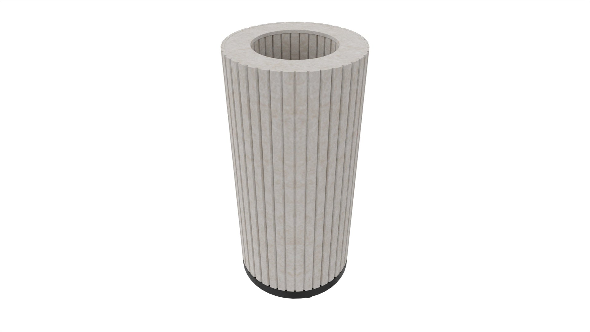FORUM - Akustiksäule mit Aussparung für Blumentopf