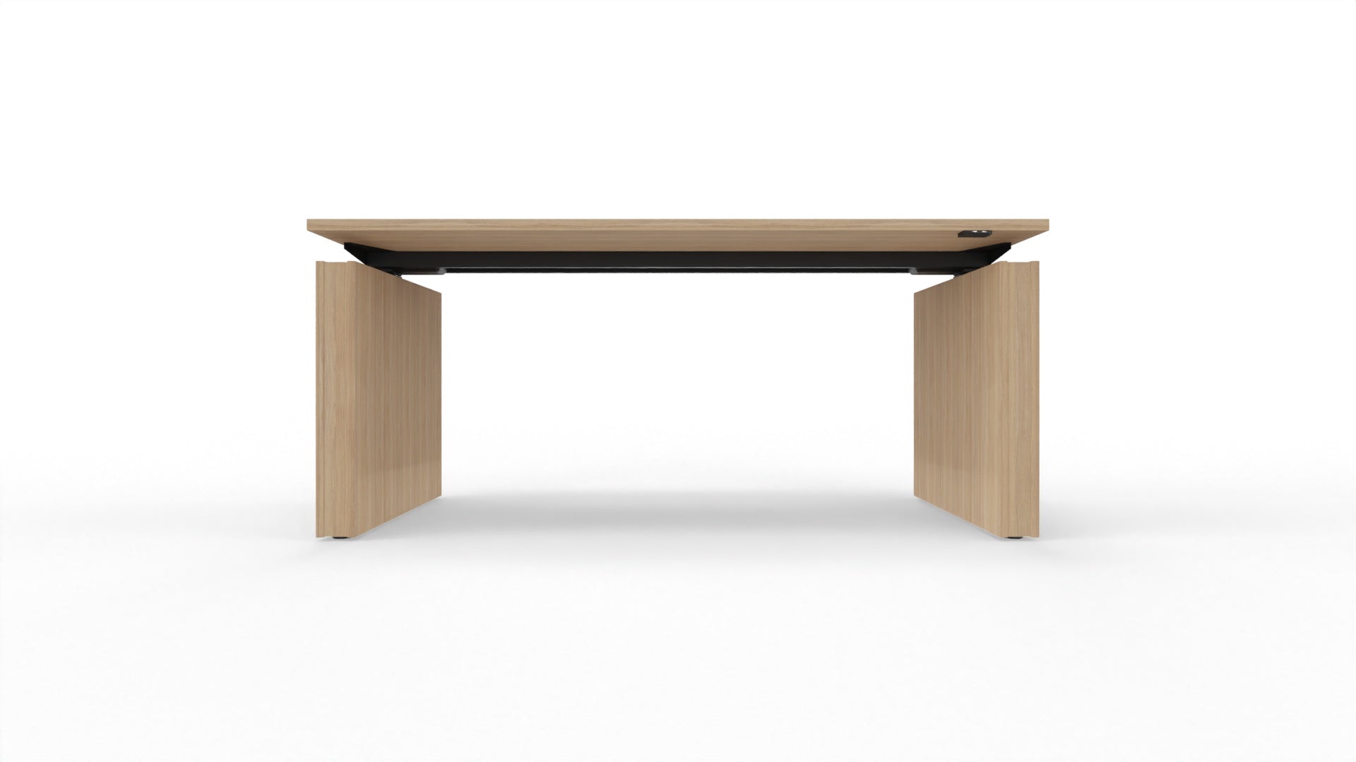 MOTION – Elektrischer höhenverstellbarer Schreibtisch mit Wangenfüssen