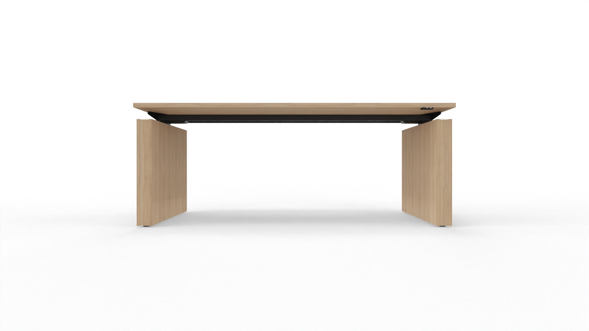 MOTION – Elektrischer höhenverstellbarer Schreibtisch mit Wangenfüssen