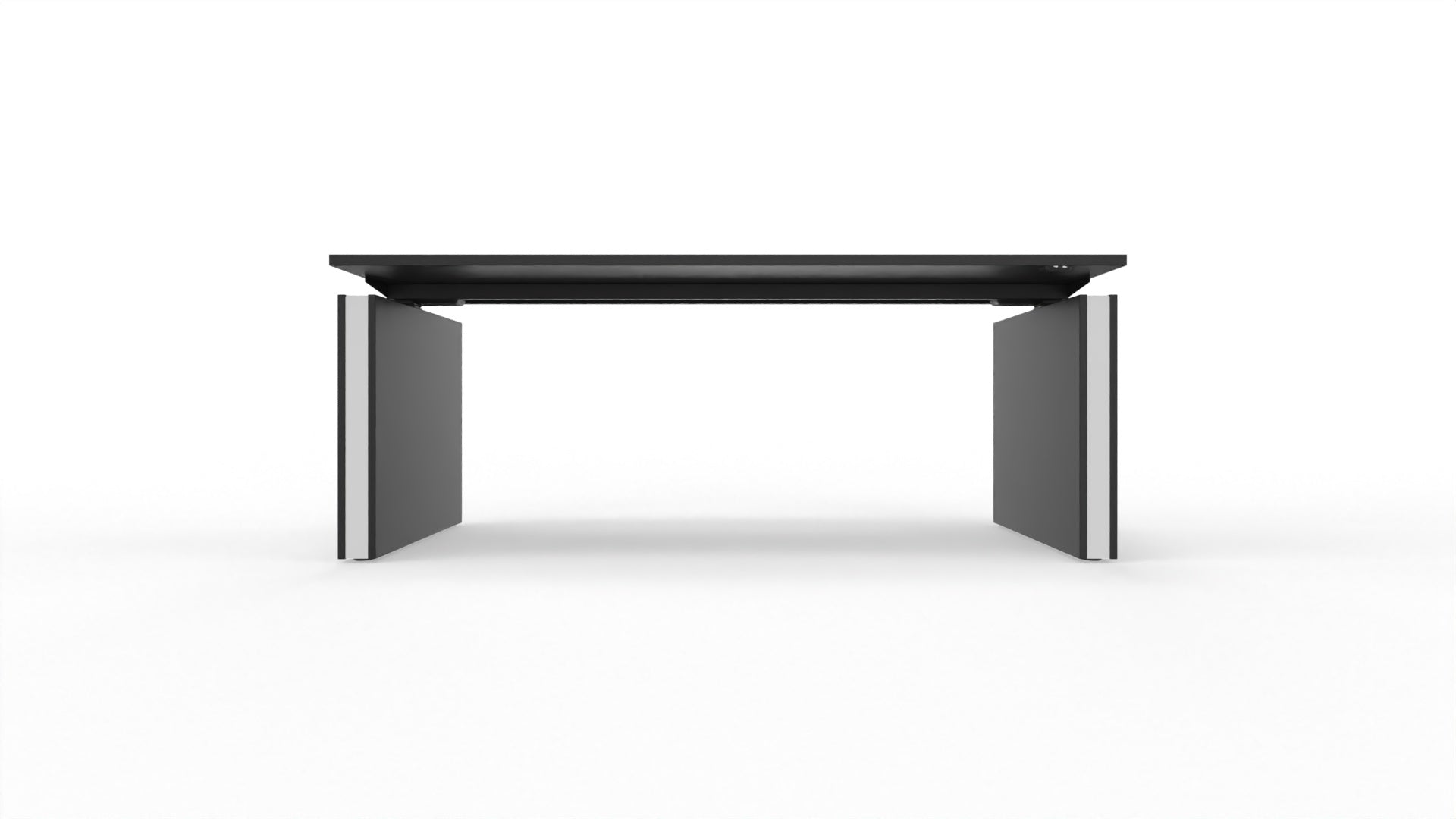 MOTION – Elektrischer höhenverstellbarer Schreibtisch mit Wangenfüssen