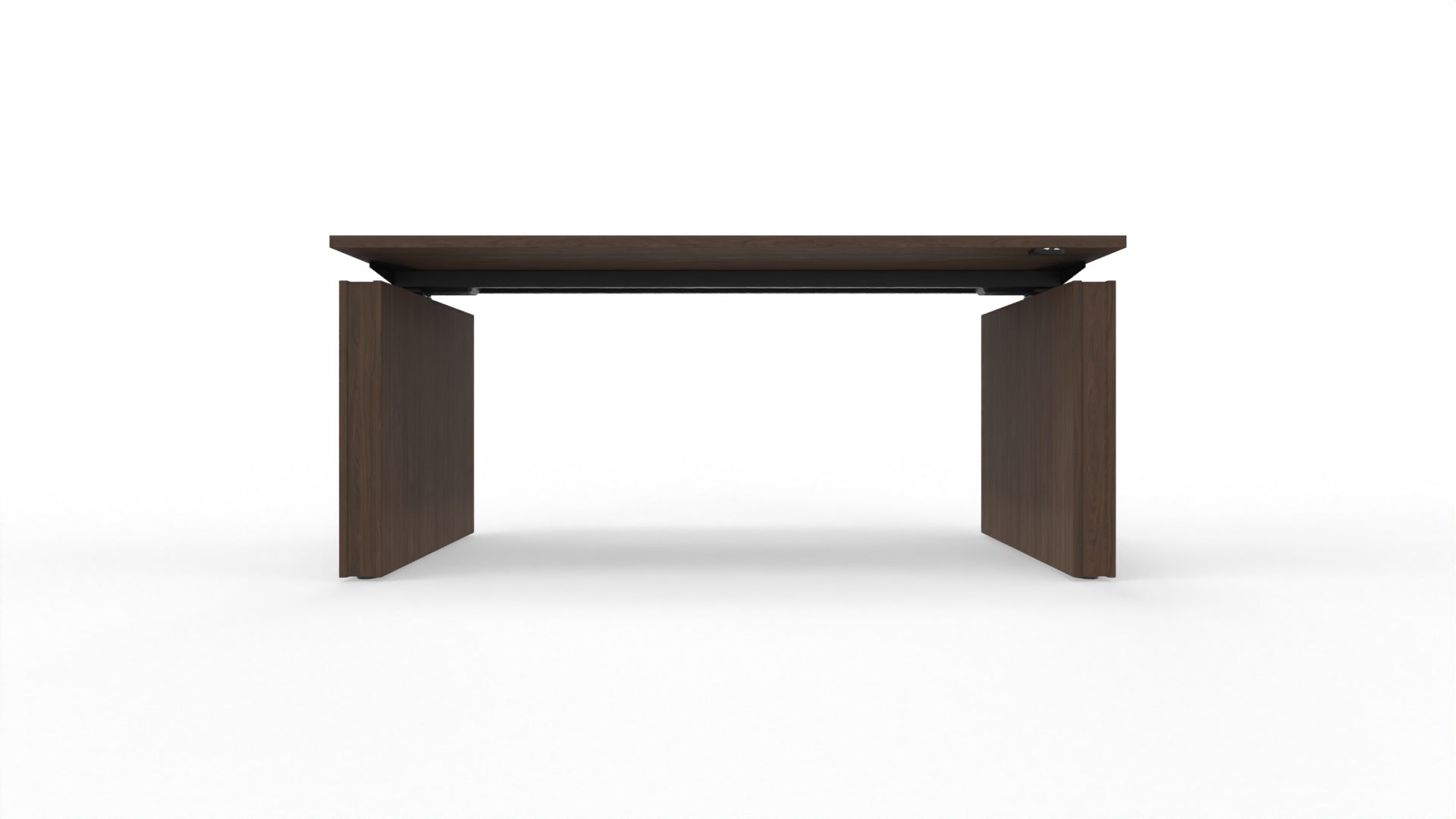 MOTION – Elektrischer höhenverstellbarer Schreibtisch mit Wangenfüssen