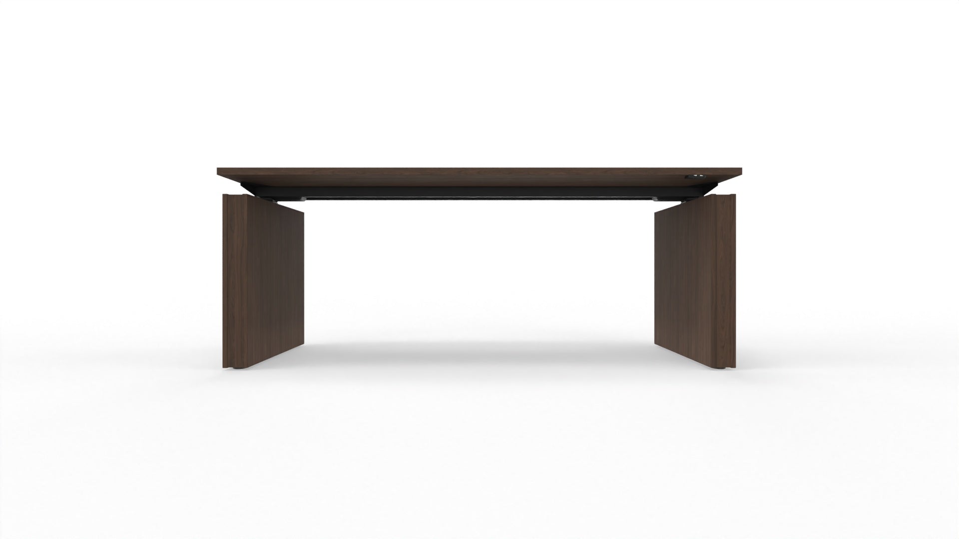 MOTION – Elektrischer höhenverstellbarer Schreibtisch mit Wangenfüssen