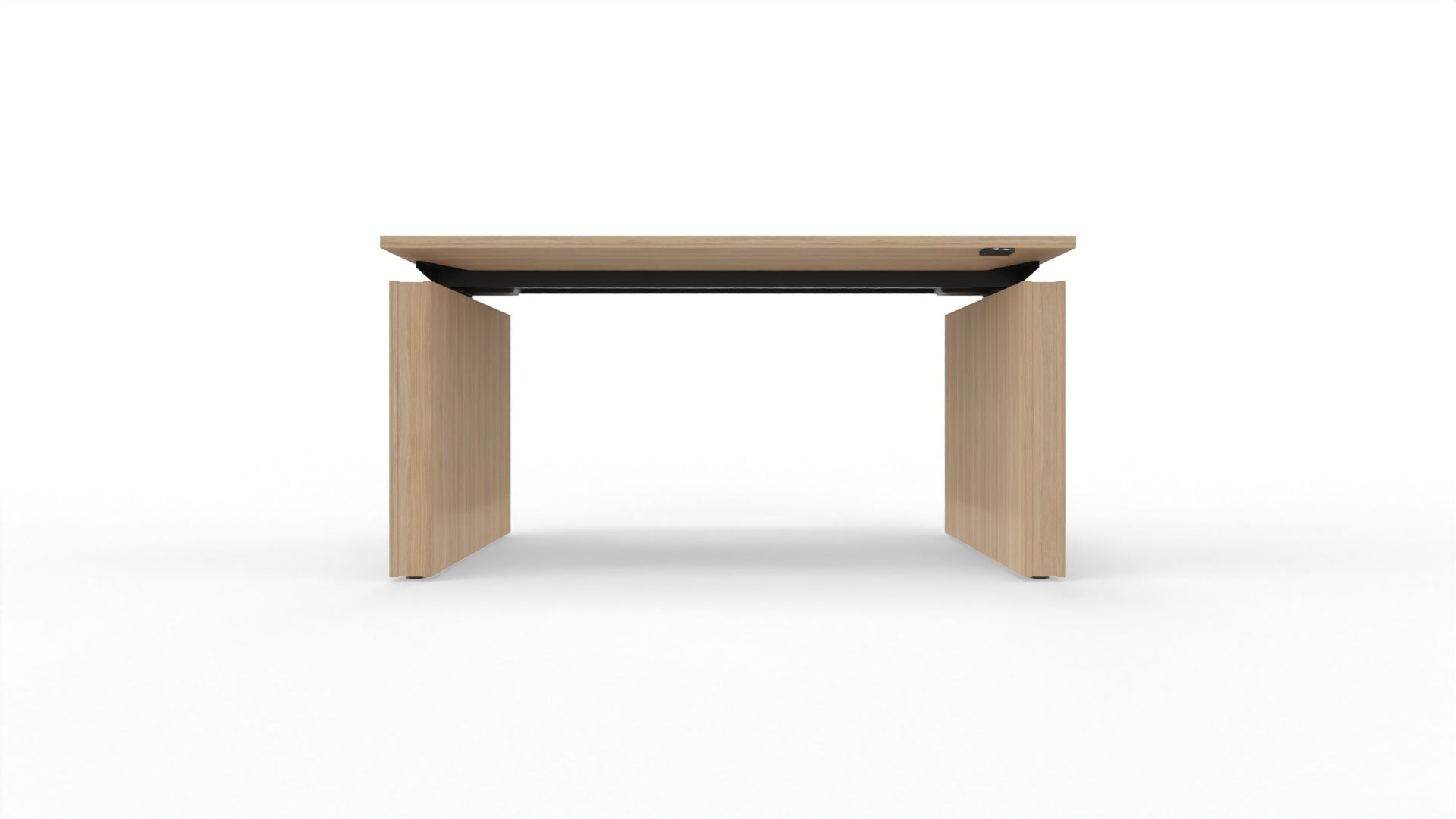 MOTION – Elektrischer höhenverstellbarer Schreibtisch mit Wangenfüssen