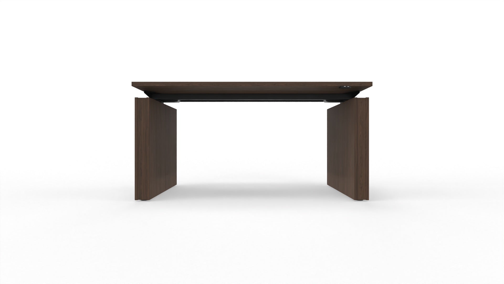 MOTION – Elektrischer höhenverstellbarer Schreibtisch mit Wangenfüssen