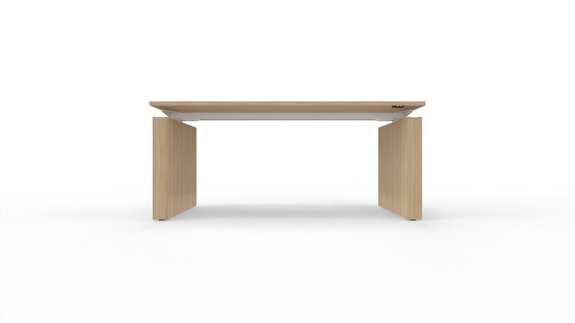 MOTION – Elektrischer höhenverstellbarer Schreibtisch mit Wangenfüssen