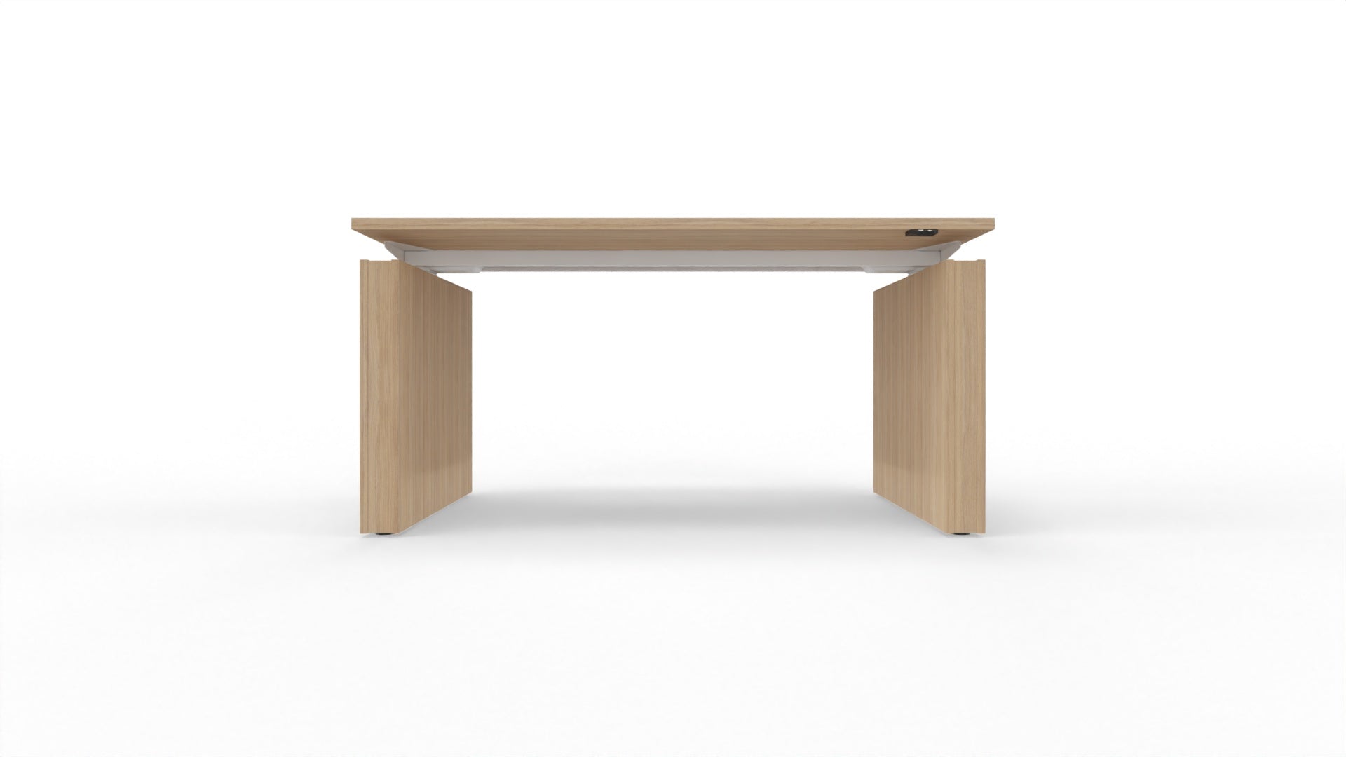 MOTION – Elektrischer höhenverstellbarer Schreibtisch mit Wangenfüssen