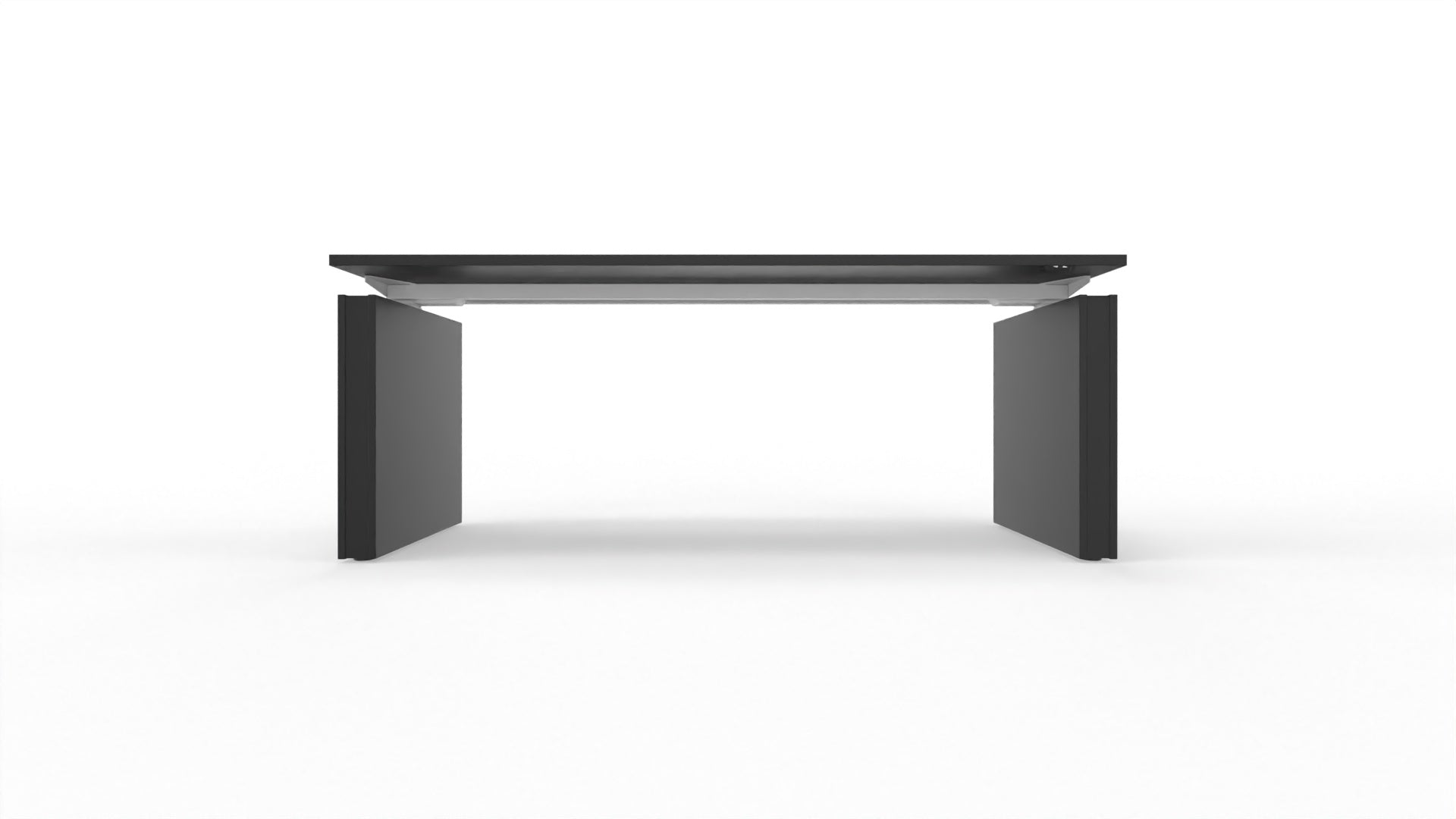 MOTION – Elektrischer höhenverstellbarer Schreibtisch mit Wangenfüssen