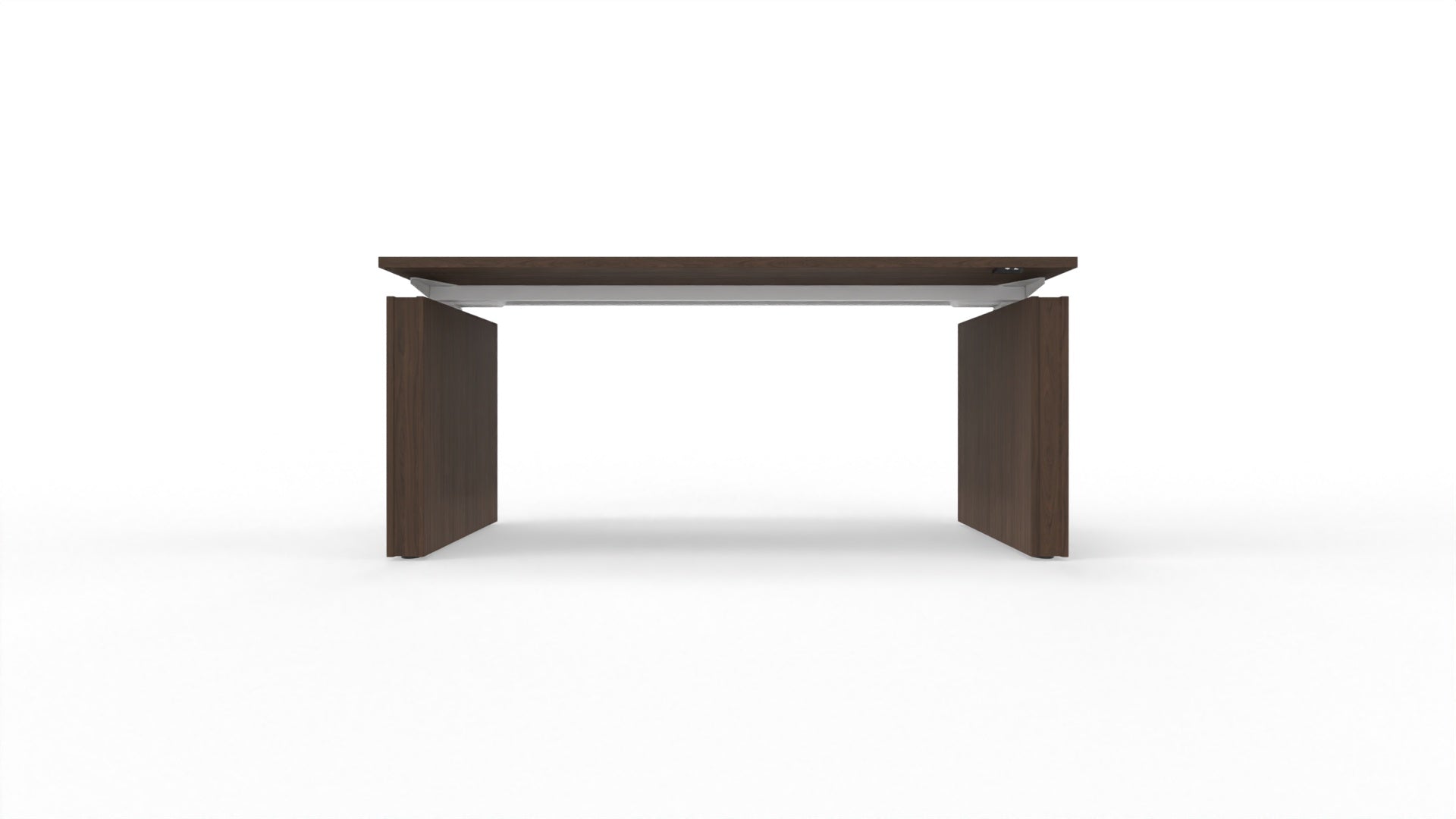 MOTION – Elektrischer höhenverstellbarer Schreibtisch mit Wangenfüssen