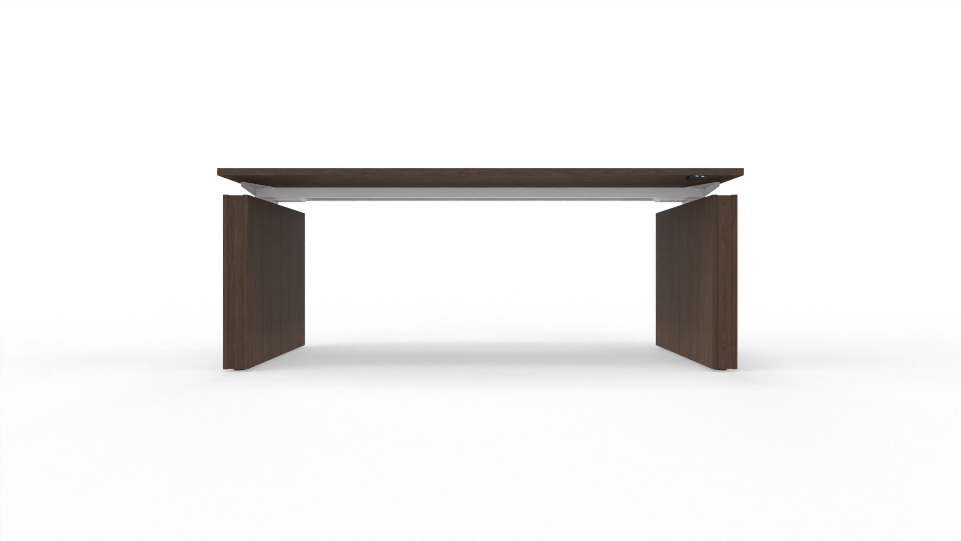 MOTION – Elektrischer höhenverstellbarer Schreibtisch mit Wangenfüssen