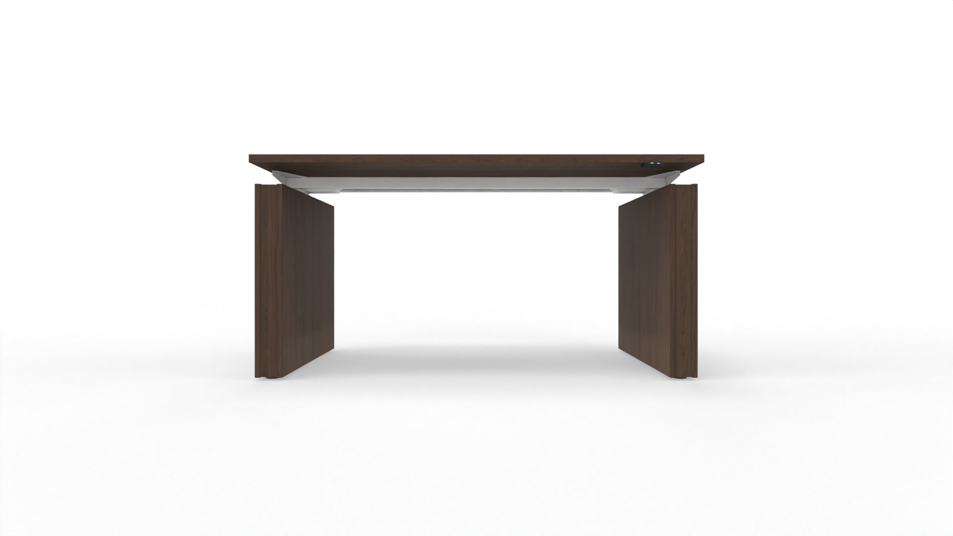 MOTION – Elektrischer höhenverstellbarer Schreibtisch mit Wangenfüssen