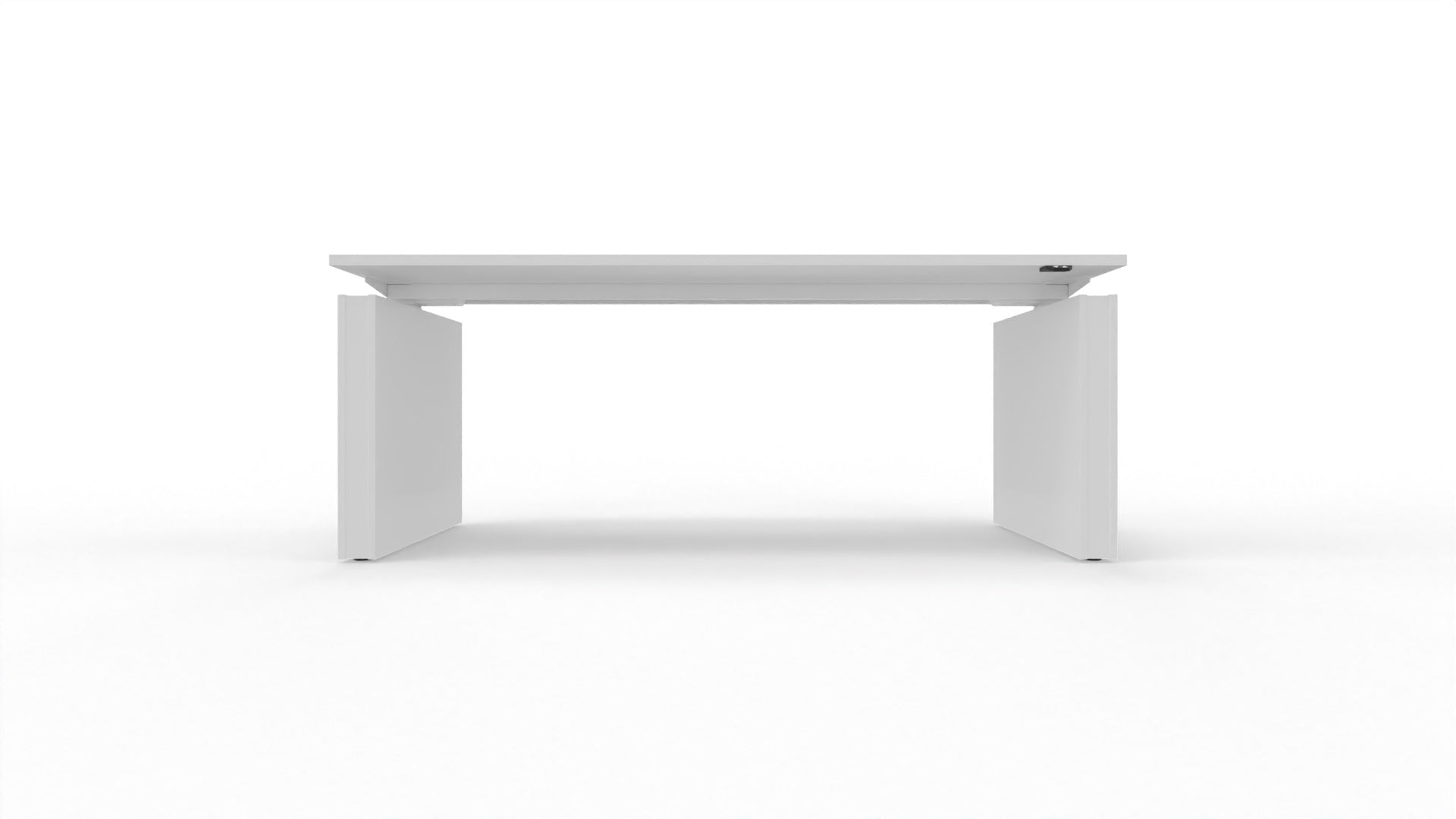 MOTION – Elektrischer höhenverstellbarer Schreibtisch mit Wangenfüssen