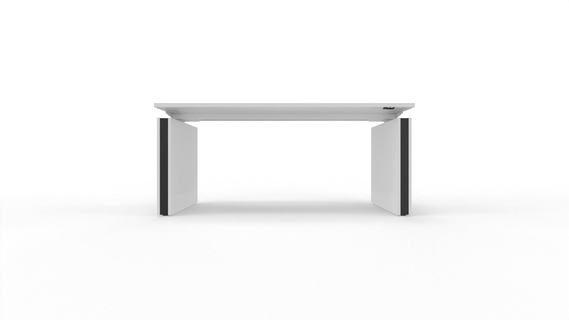 MOTION – Elektrischer höhenverstellbarer Schreibtisch mit Wangenfüssen