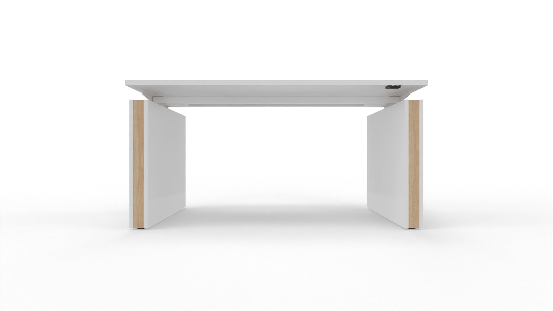 MOTION – Elektrischer höhenverstellbarer Schreibtisch mit Wangenfüssen