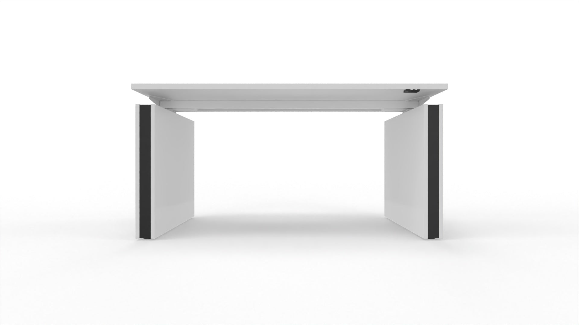 MOTION – Elektrischer höhenverstellbarer Schreibtisch mit Wangenfüssen