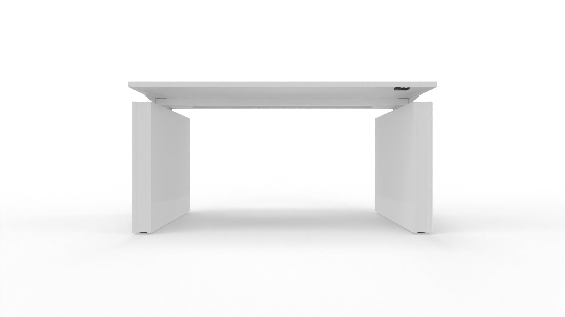 MOTION – Elektrischer höhenverstellbarer Schreibtisch mit Wangenfüssen