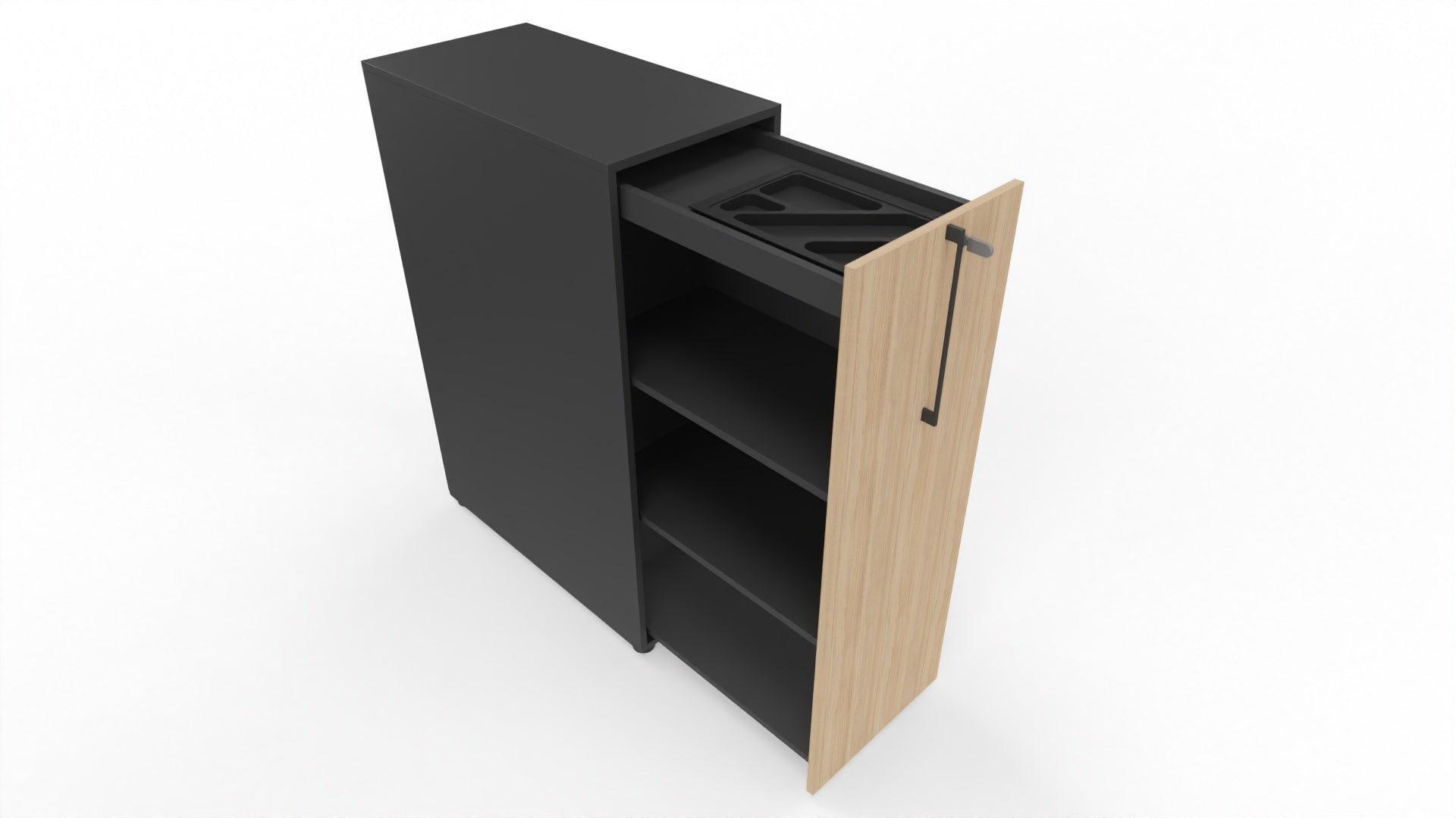 BOXI - Apothekerschrank, rechts geschlossen