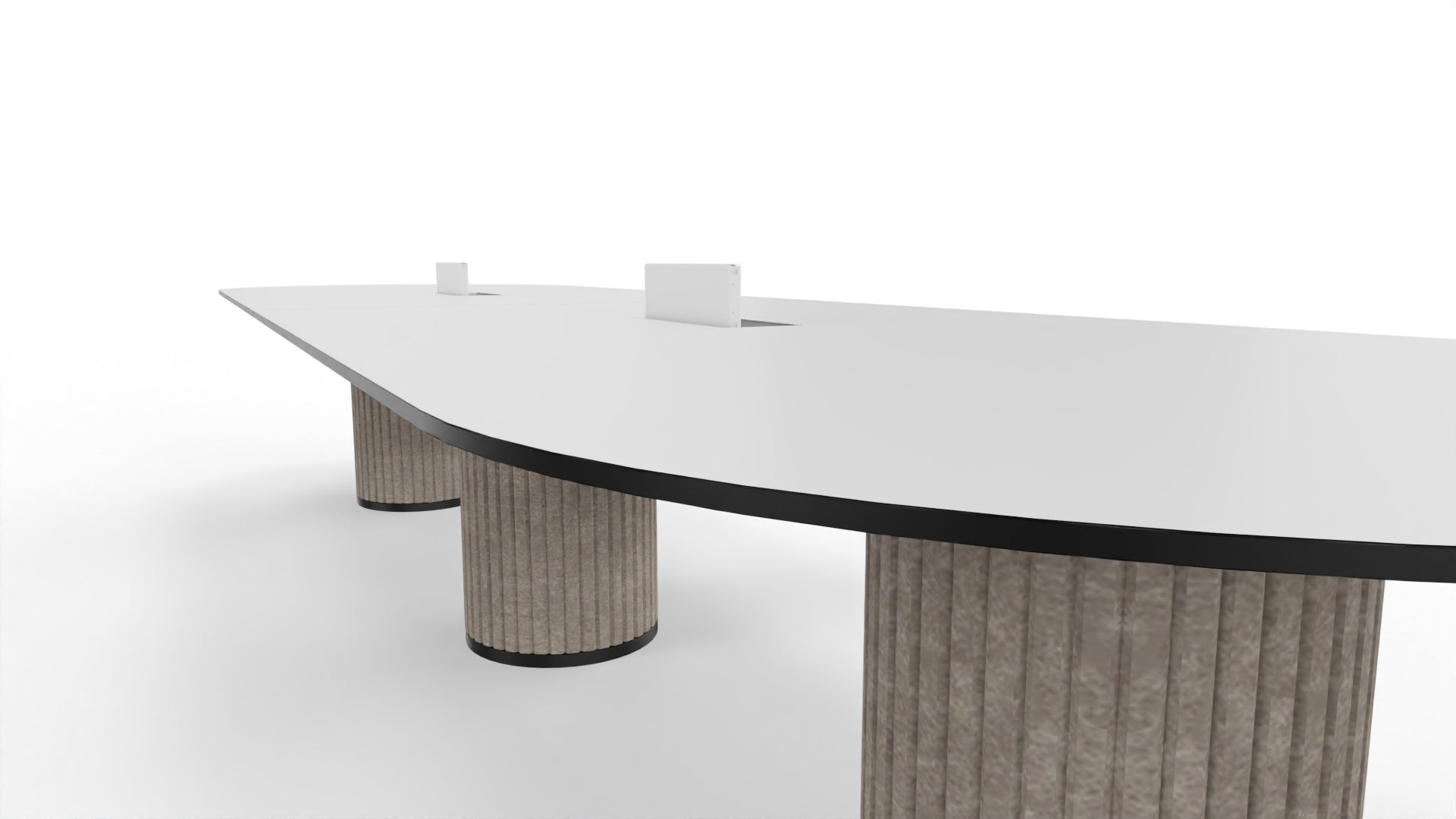 PARTHOS TABLE - Besprechungstisch mit Ausschnitt