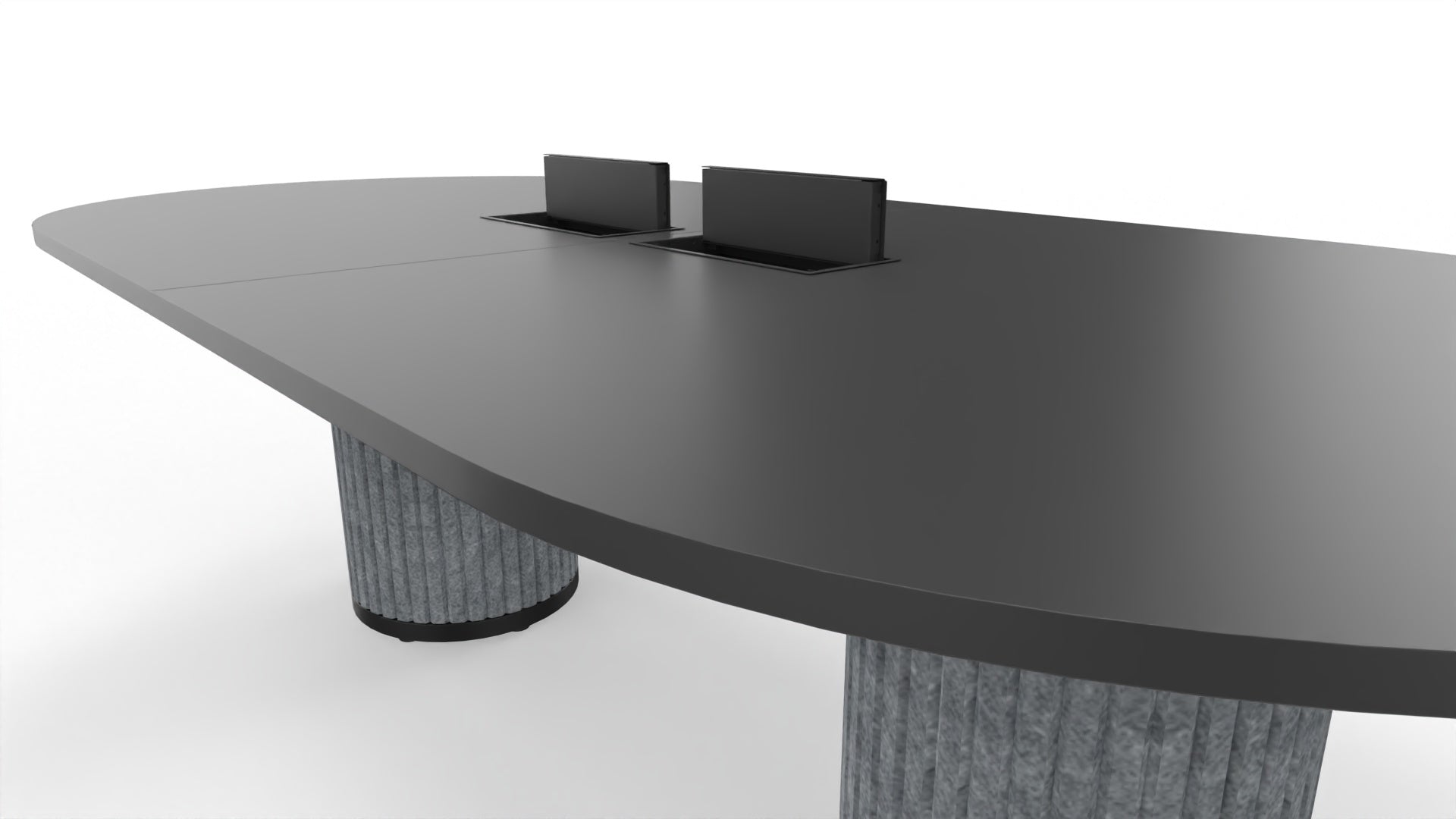 PARTHOS TABLE - Besprechungstisch mit Ausschnitt