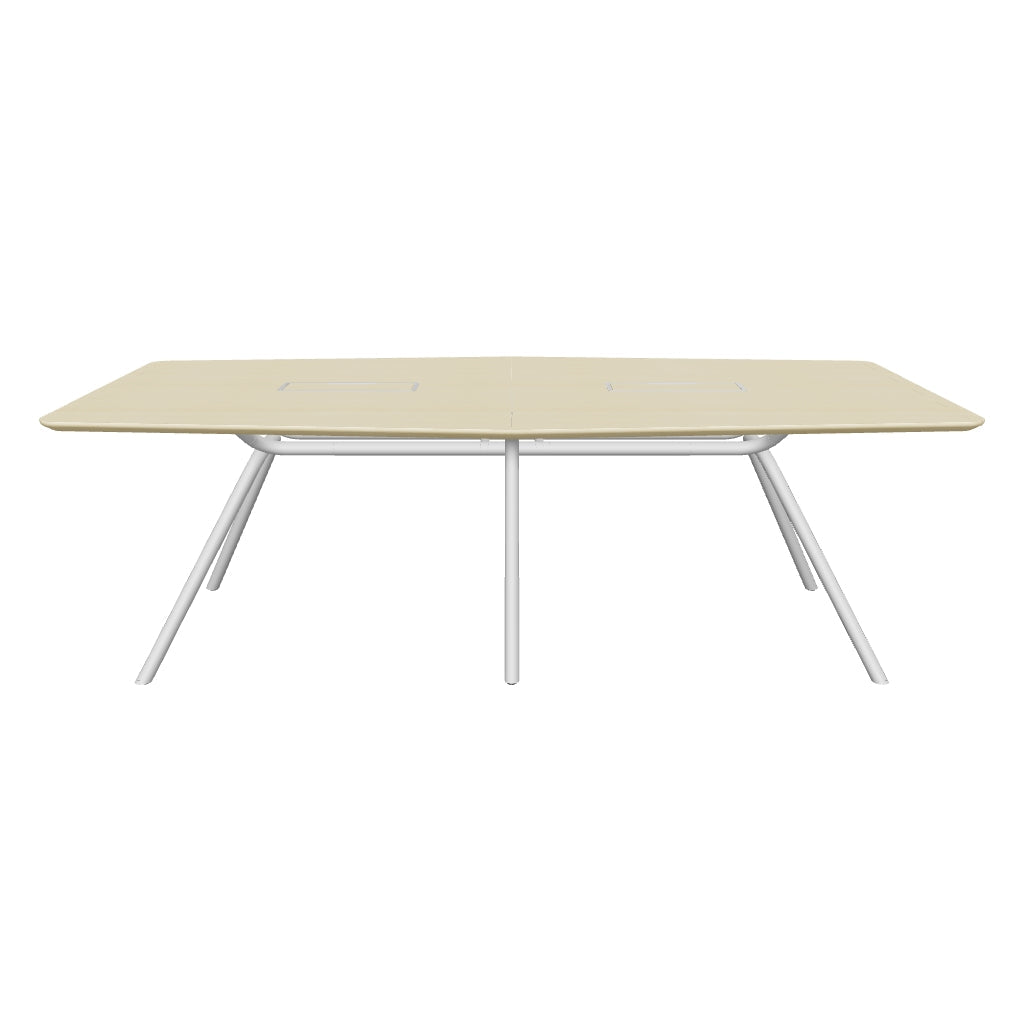 ARQUS - Besprechungstisch mit bootsförmiger Tischplatte