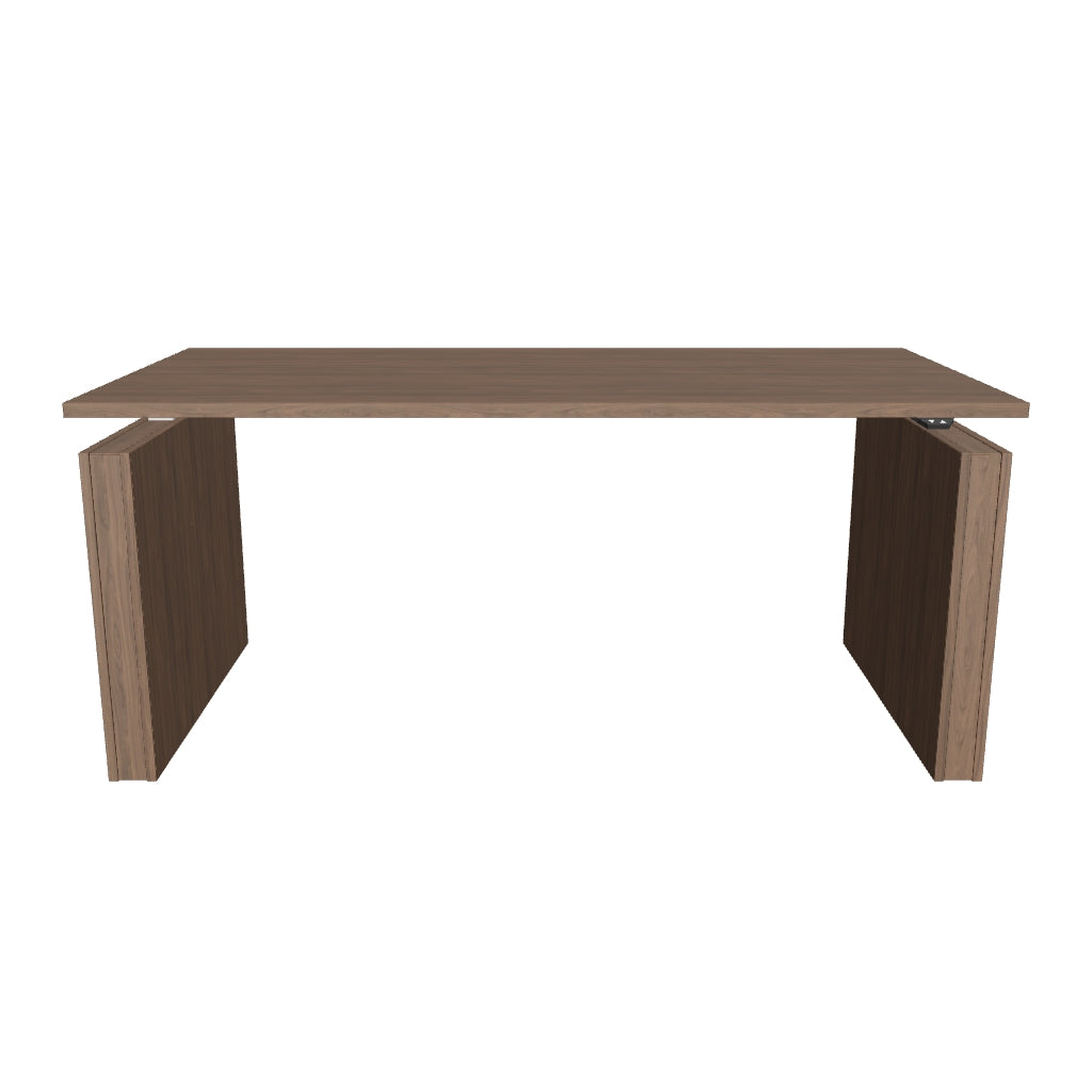 MOTION – Elektrischer höhenverstellbarer Schreibtisch mit Wangenfüssen