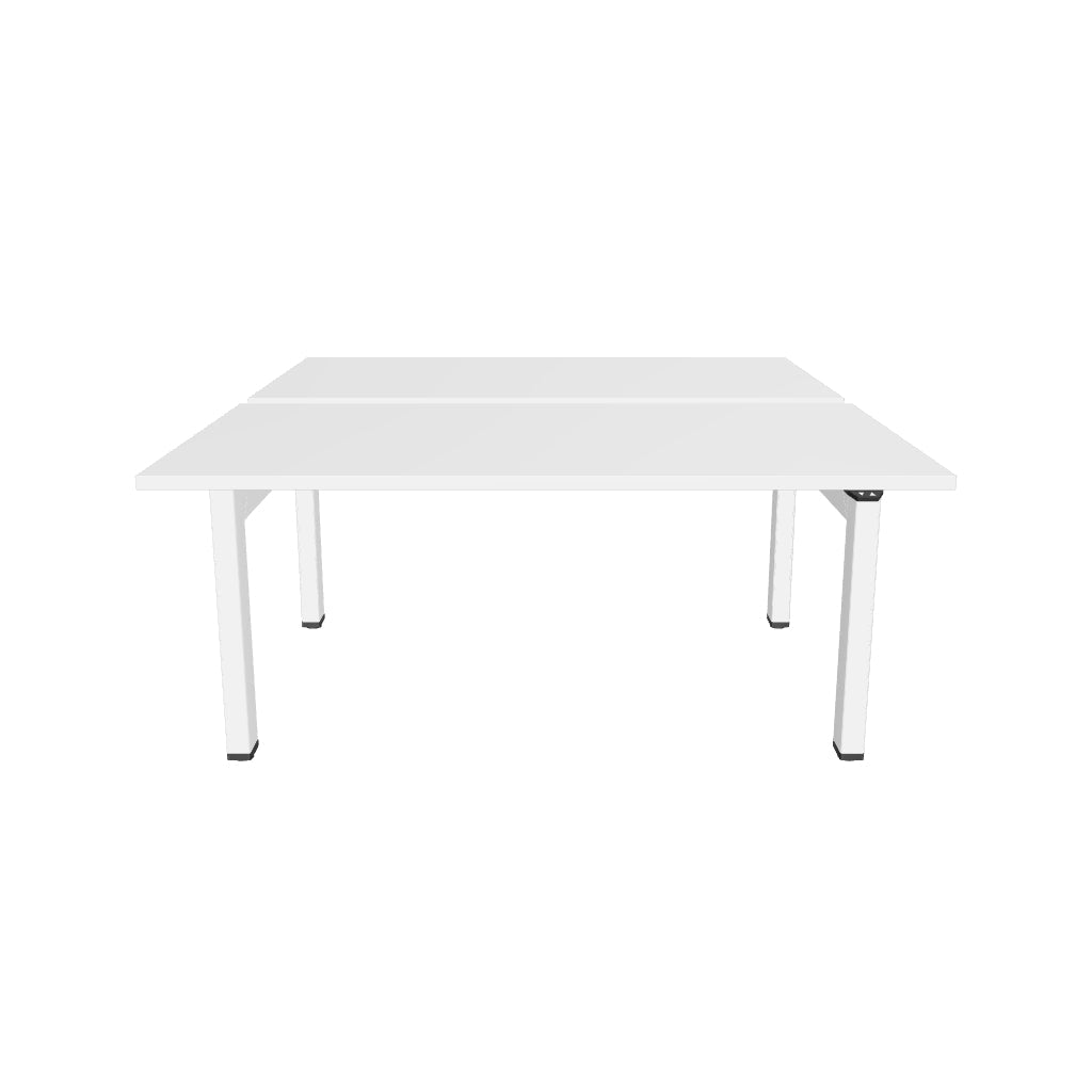 STRATOS - Elektrischer höhenverstellbarer Schreibtisch als 2er Bench